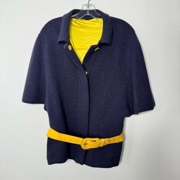 Alice + Olivia wool coat in purple - Picture 1 of 5
